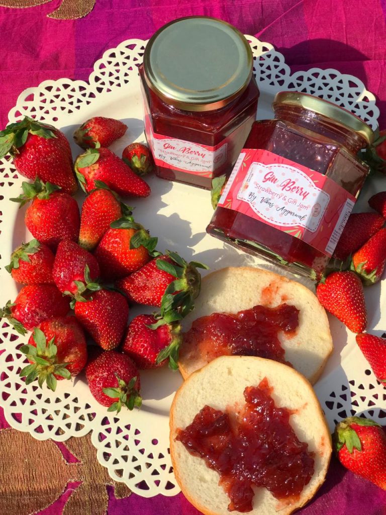 Gin Berry : Strawberry & Gin Jam by Masala Monk