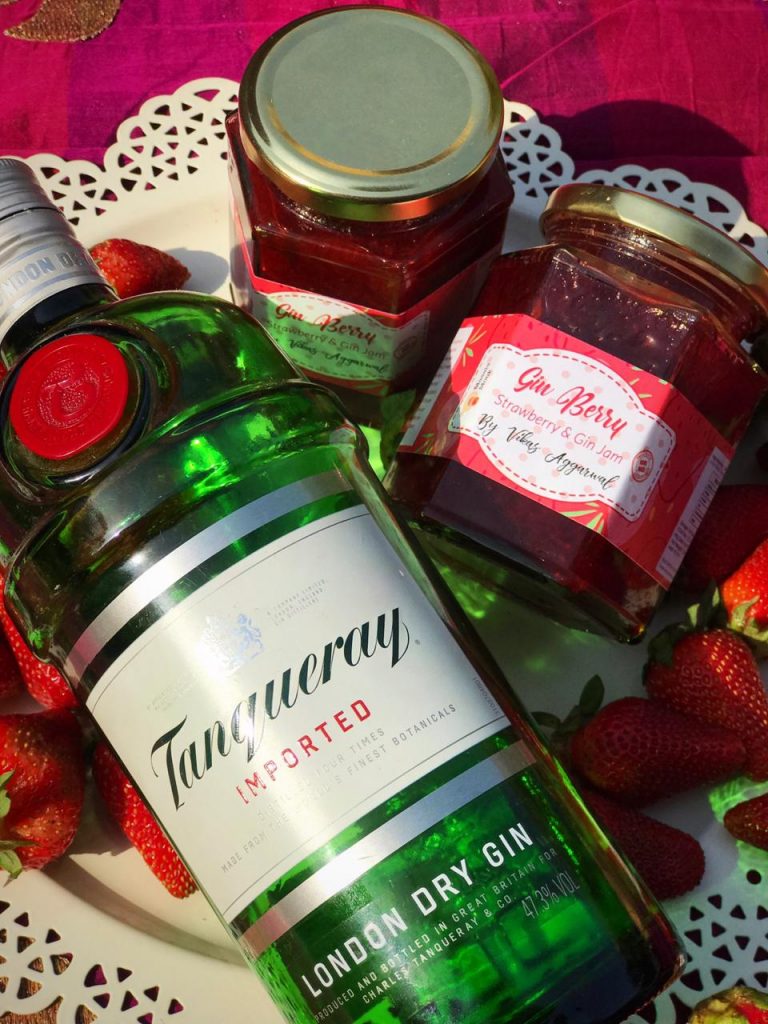 Gin Berry : Strawberry & Gin Jam by Masala Monk