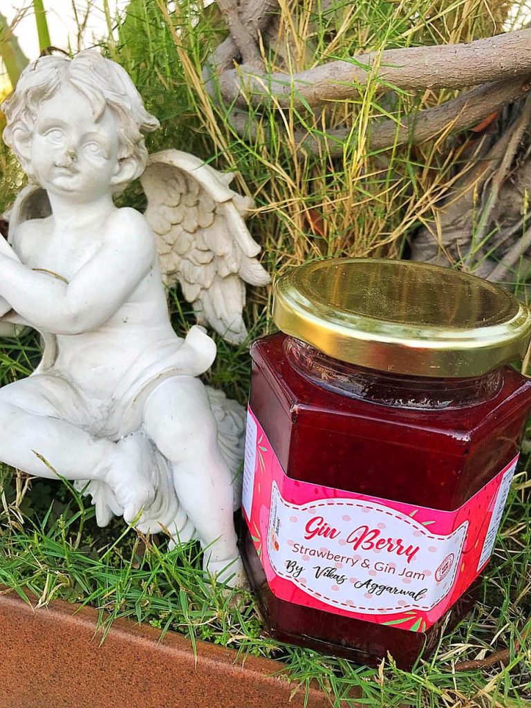 Gin Berry : Strawberry & Gin Jam by Masala Monk
